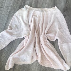 Soft light pink sweater